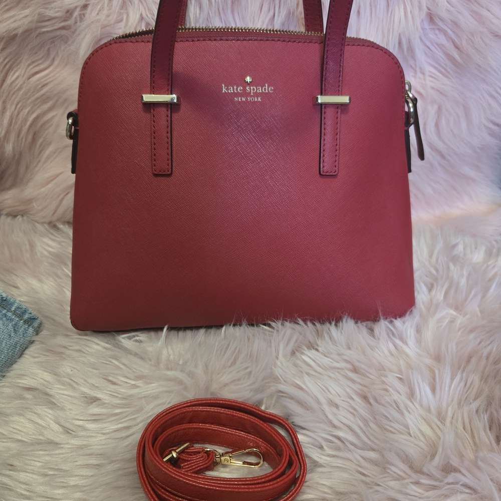 Kate Spade Red Satchel Bag